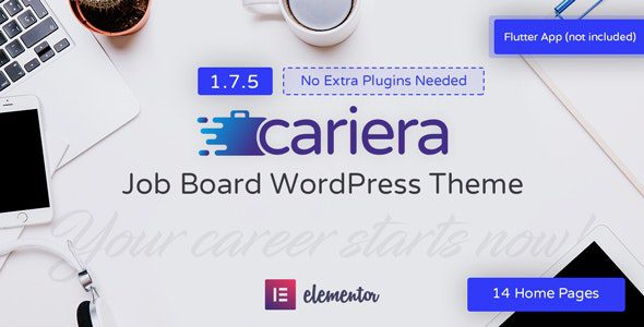 Cariera 1.8.4 - Job Board WordPress Theme
