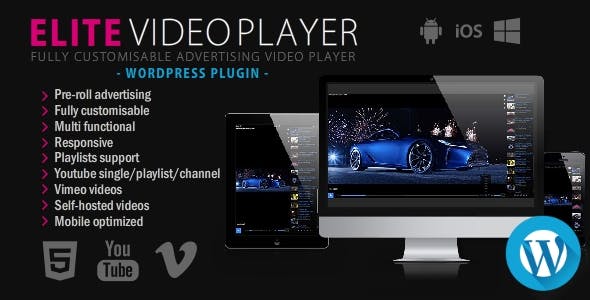 Elite Video Player 10.0.1 - WordPress plugin Elite Video Player 10.0.1 - WordPress plugin