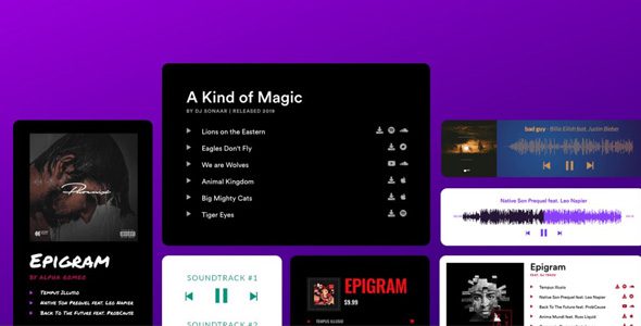 Sonaar MP3 Audio Player Pro 5.8 - Audio Player to WordPress