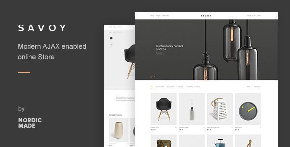 Savoy 2.9.9 - Minimalist AJAX WooCommerce Theme Savoy 2.9.9 - Minimalist AJAX WooCommerce Theme